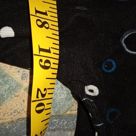 Cruel Girl M BlackMlticlrdPolkaDots Pockets Lngslvs CottonButtonUp Women's Shirt - Picture 6 of 9